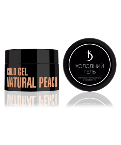 Trójfazowy żel modelujący Cold gel "Natural Peach", 15ml